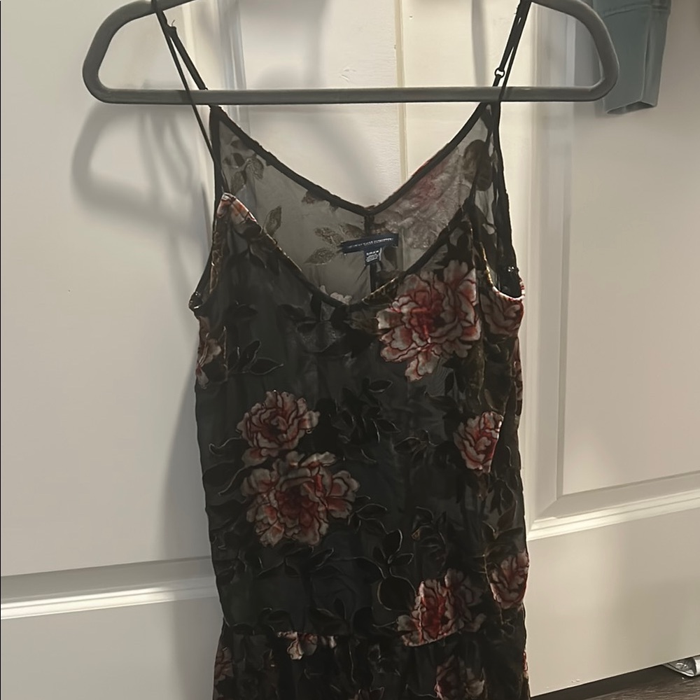 American Eagle Outfitters Black Floral Dress